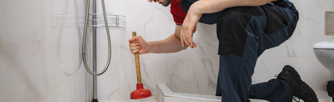 how to clean a blocked shower drain​
