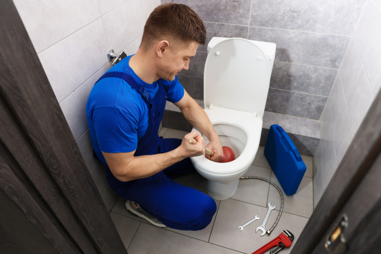 how to unclog a toilet​