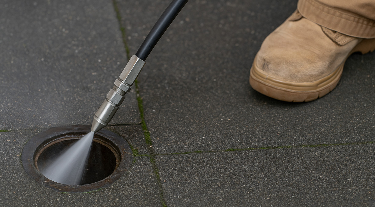 jet blast drain cleaning